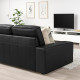 Sofa 2-osobowa, Grann/Bomstad czarny KIVIK 505.195.18