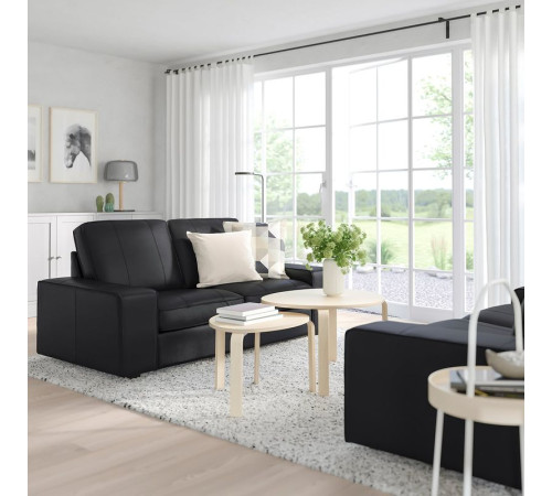 Sofa 2-osobowa, Grann/Bomstad czarny KIVIK 505.195.18