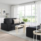 Sofa 2-osobowa, Grann/Bomstad czarny KIVIK 505.195.18