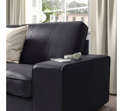 Sofa 2-osobowa, Grann/Bomstad czarny KIVIK 505.195.18