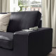 Sofa 2-osobowa, Grann/Bomstad czarny KIVIK 505.195.18
