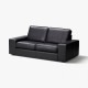 Sofa 2-osobowa, Grann/Bomstad czarny KIVIK 505.195.18