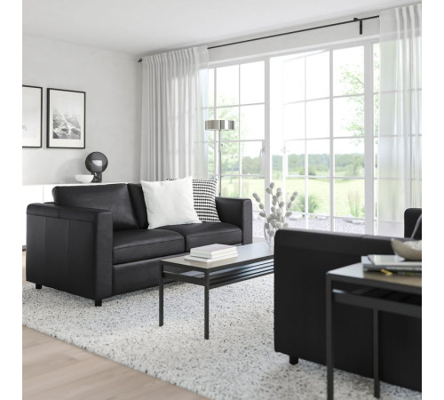 Sofa 2-osobowa, Grann/Bomstad czarny VIMLE 593.062.92