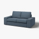 Sofa 2-osobowa, Gunnared niebieski KIVIK 594.848.02
