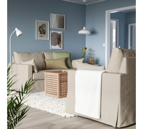 Sofa 2-osobowa, Hemmesta jasnobeżowy HYLTARP 595.149.03