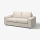 Sofa 2-osobowa, z szerokimi podłokietnikami/Gunnared beżowy VIMLE 694.005.43