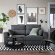 Sofa 2-osobowa, Hillared antracyt ESKILSTUNA 695.201.83