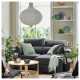 Sofa 2-osobowa, Hillared antracyt ESKILSTUNA 695.201.83