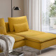 Sofa 2-osobowa z szezlongiem, Kelinge ciemnożółty SÖDERHAMN 696.217.52