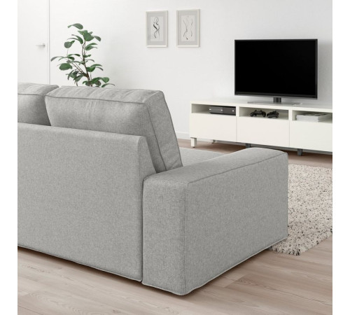 Sofa 2-osobowa, Tallmyra biały/czarny KIVIK 794.847.64