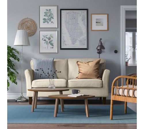 Sofa 2-osobowa, Kilanda jasnobeżowy EKHOLMA 795.355.89