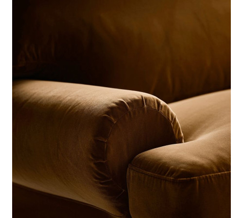 Sofa dwuosobowa, Alhamn ciemny żółto-brązowy VALNÄS 796.153.26