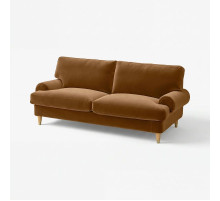 Sofa dwuosobowa, Alhamn ciemny żółto-brązowy VALNÄS 796.153.26