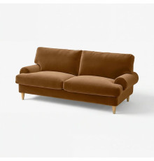 Sofa dwuosobowa, Alhamn ciemny żółto-brązowy VALNÄS 796.153.26