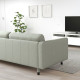Sofa 2-osobowa, Gunnared jasnozielony/drewno/czarny LANDSKRONA 894.442.11