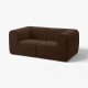 Sofa 2-osobowa, Alhamn ciemnobrązowy STOCKHOLM 2025 905.917.48