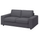Sofa 2-osobowa, z szerokimi podłokietnikami Gunnared/średnioszary VIMLE 994.005.46