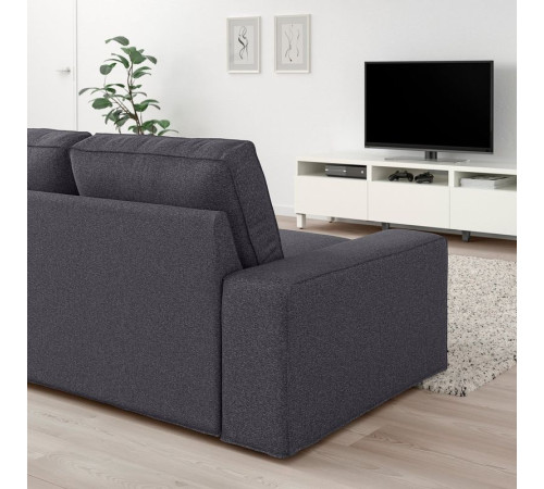 Sofa 2-osobowa, Gunnared średnioszary KIVIK 994.847.58