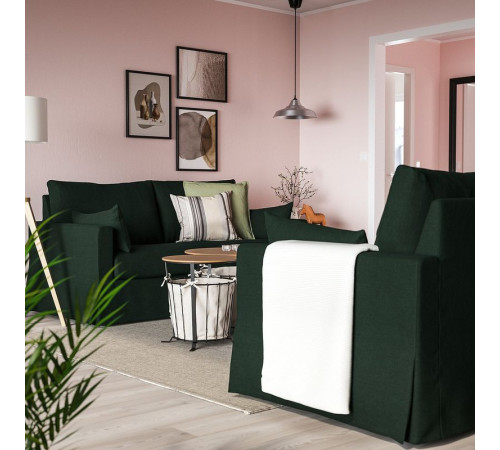 Sofa 2-osobowa, Tallmyra ciemnozielony HYLTARP 995.149.15