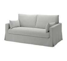 Двухместный диван Tallmyra бело-черный HILTARP 995.149.20