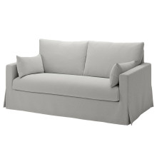 Sofa 2-osobowa, Tallmyra biały/czarny HYLTARP 995.149.20