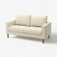 Sofa dwuosobowa, Vittangi jasnobeżowy/biały SALTSJÖBADEN 996.276.58