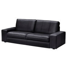 Sofa 3-osobowa, Grann/Bomstad czarny KIVIK 005.195.25
