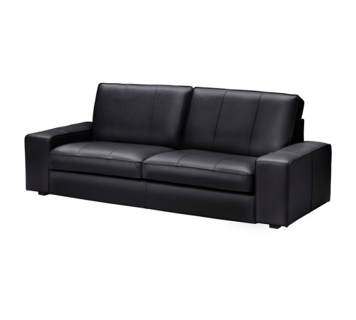 Sofa 3-osobowa, Grann/Bomstad czarny KIVIK 005.195.25