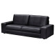 Sofa 3-osobowa, Grann/Bomstad czarny KIVIK 005.195.25