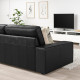 Sofa 3-osobowa, Grann/Bomstad czarny KIVIK 005.195.25
