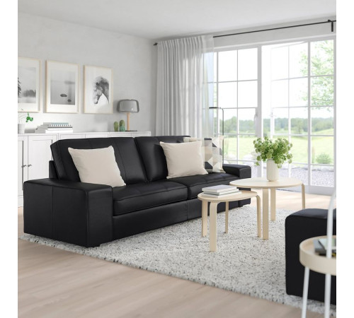 Sofa 3-osobowa, Grann/Bomstad czarny KIVIK 005.195.25