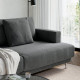 Sofa modułowa, 3-osobowa, Johanneshov ciemnoszary UPPÅKRA 096.130.00