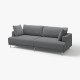 Sofa modułowa, 3-osobowa, Johanneshov ciemnoszary UPPÅKRA 096.130.00