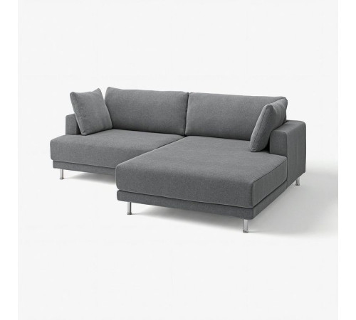 Sofa modułowa, 3-osobowa, z szezlongiem, prawy/Johanneshov ciemnoszary UPPÅKRA 096.130.19