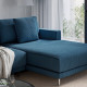 Sofa modułowa, 3-osobowa, z szezlongiem, prawy/Samsala granatowy UPPÅKRA 096.130.24