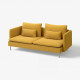 Sofa 3-osobowa, Kelinge ciemnożółty SÖDERHAMN 096.216.27