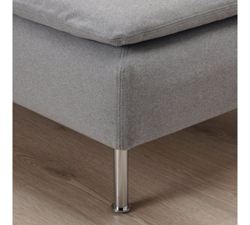 Sofa 3-osobowa, z otwartym końcem/Tonerud szary SÖDERHAMN 194.521.10