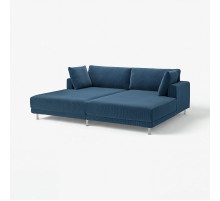 Sofa modułowa, 3-osobowa, z szezlongami/Samsala granatowy UPPÅKRA 196.130.71