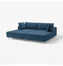 Sofa modułowa, 3-osobowa, z szezlongami/Samsala granatowy UPPÅKRA 196.130.71