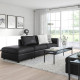 Sofa 3-osobowa, z otwartym końcem/Grann/Bomstad czarny VIMLE 293.066.65