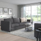 Sofa 3-osobowa, Hallarp szary VIMLE 293.990.42