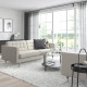 Sofa 3-osobowa, Gunnared beżowy/metal LANDSKRONA 294.353.23