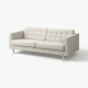 Sofa 3-osobowa, Gunnared beżowy/metal LANDSKRONA 294.353.23