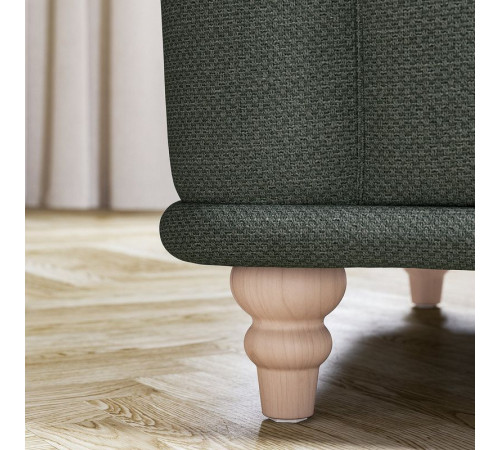 Sofa 3-osobowa, Lejde/szary/zielony brzoza VISKAFORS 294.433.37