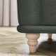 Sofa 3-osobowa, Lejde/szary/zielony brzoza VISKAFORS 294.433.37