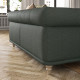 Sofa 3-osobowa, Lejde/szary/zielony brzoza VISKAFORS 294.433.37