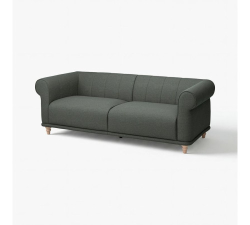 Sofa 3-osobowa, Lejde/szary/zielony brzoza VISKAFORS 294.433.37