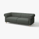 Sofa 3-osobowa, Lejde/szary/zielony brzoza VISKAFORS 294.433.37