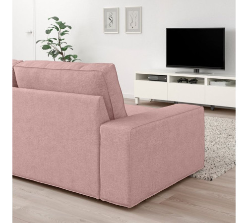 Sofa 3-osobowa, Gunnared jasny różowy KIVIK 294.847.66