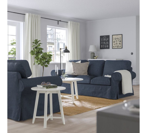 Sofa 3-osobowa, Kilanda granatowy EKTORP 295.090.07
